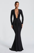 Vestido largo Tara - Negro