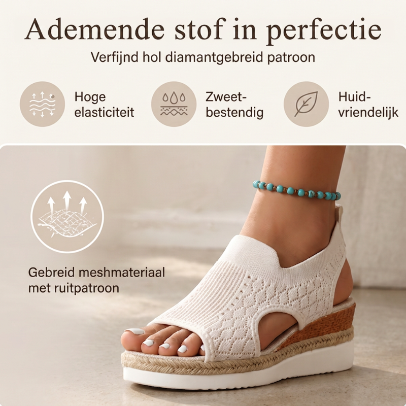 Sandalias de plataforma transpirables - Adiós a los pies doloridos