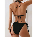 Ribbed Luxe – Bikini de diseño acanalado y elegante